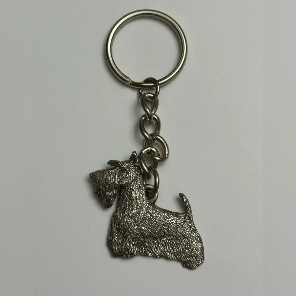 Silver Scottie Dog Charm Pendant - Women's Accessories